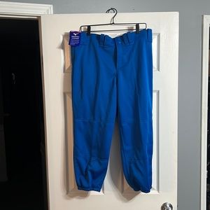 Women’s Performance XL Royal Blue Belted Softball Pants